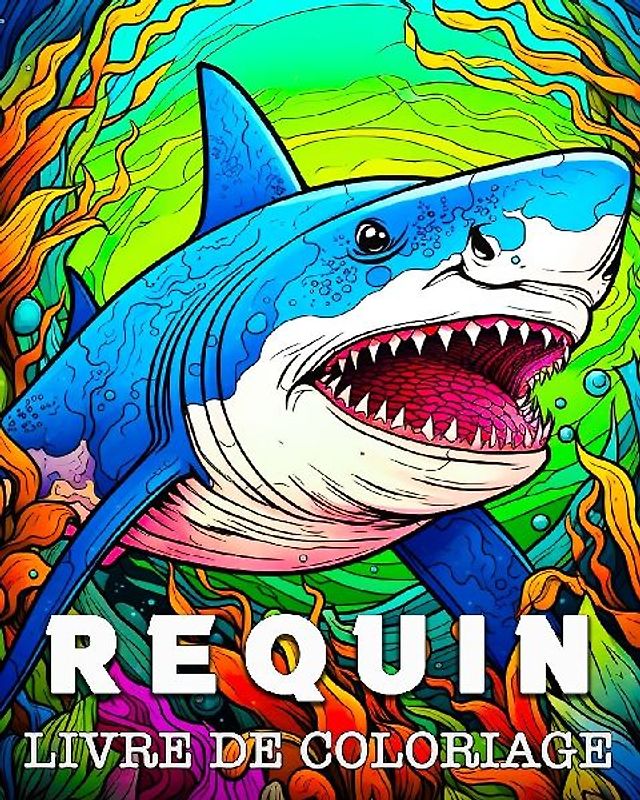 Requin Livre de Coloriage