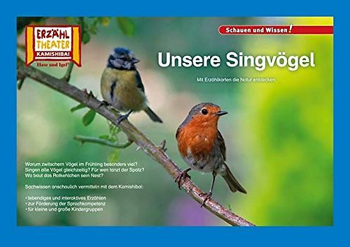 Kamishibai: Unsere Singvögel: 10 Fotobildkarten für das Erzähltheater