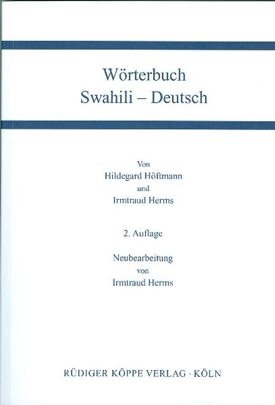 Wörterbuch Swahili-Deutsch