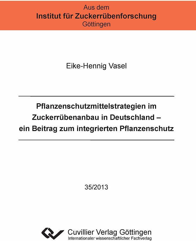 Pflanzenschutzmittelstrategien im Zuckerrübenanbau in Deutschland