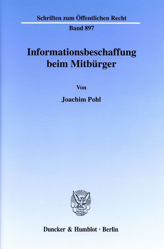 Informationsbeschaffung beim Mitbürger.