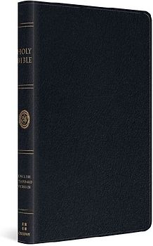 ESV Large Print Thinline Bible (Genuine Leather, Black)