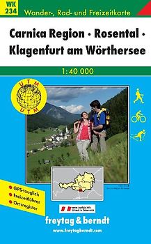 WK 234 Carnica Region - Rosental - Klagenfurt am Wörthersee, Wanderkarte 1:40.000