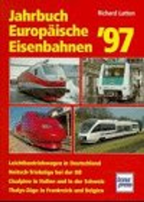Jahrbuch Europäischer Eisenbahnen '97