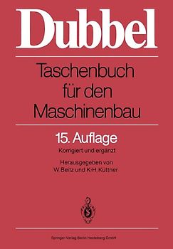 Dubbel: Taschenbuch für den Maschinenbau