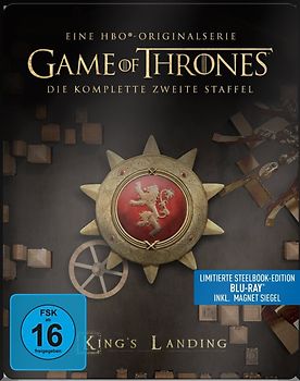 Game of Thrones: Die komplette zweite Staffel [5 Discs, ink. Steelbook & Magnet Siegel Haus Lannister] Blu-ray Disc