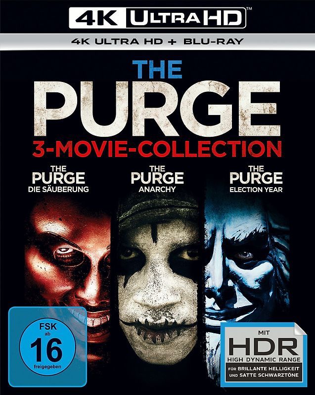 The Purge 3-Movie-Collection [inkl. Blu-ray] 4K Ultra HD Blu-ray