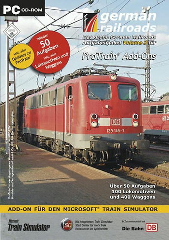 German Railroads - ProTrain 3 Aufgabenpaket PC Spiele