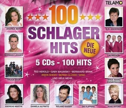 Various - 100 Schlager Hits-Die Neue [5 CDs]