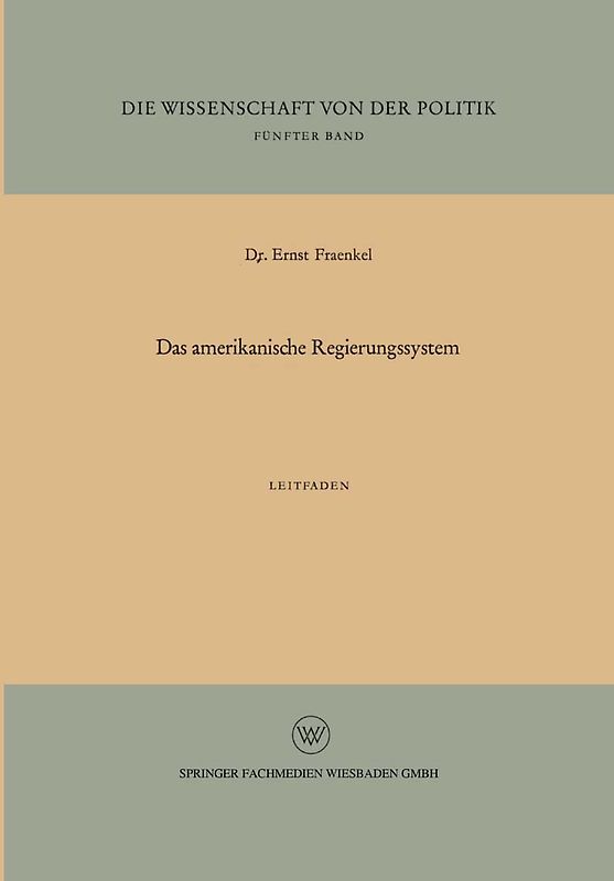 Das amerikanische Regierungssystem