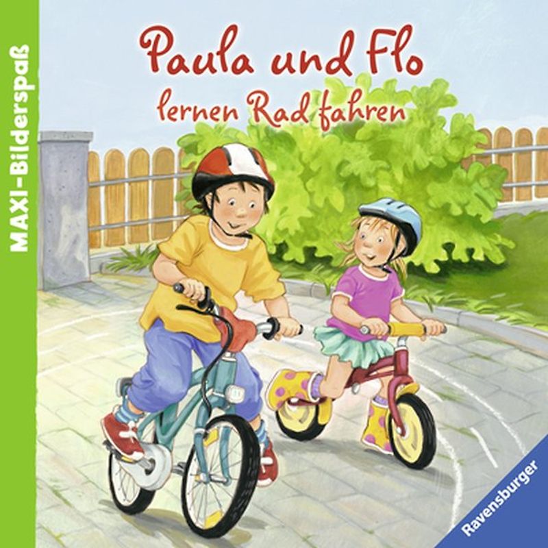 Paula und Flo lernen Rad fahren