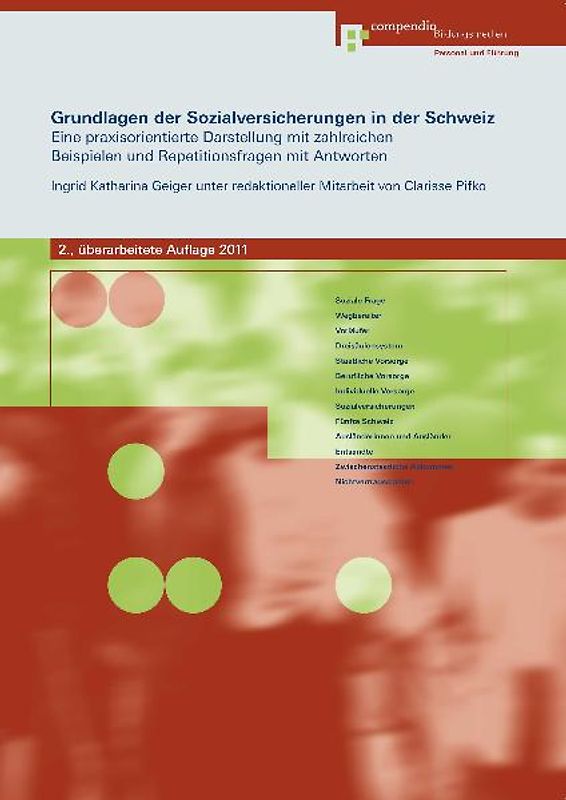 Grundlagen der Sozialversicherungen in der Schweiz