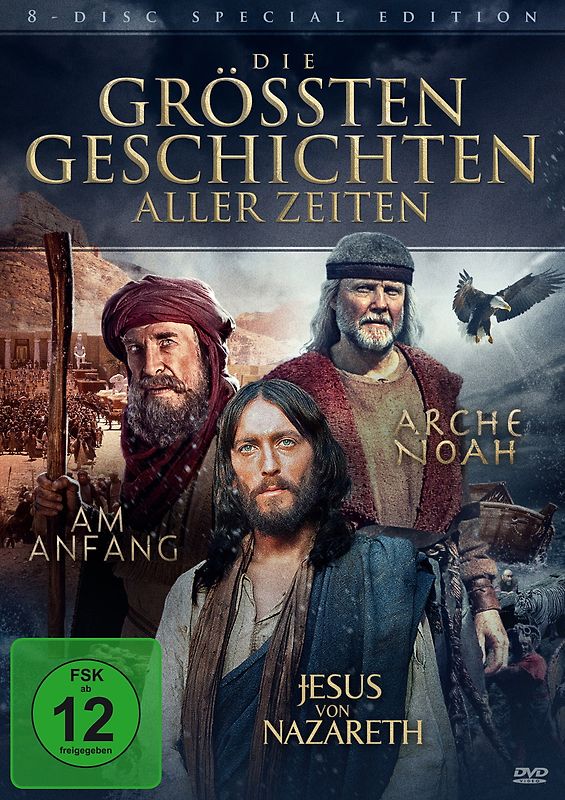 Die größten Geschichten aller Zeiten [8 DVDs] DVD