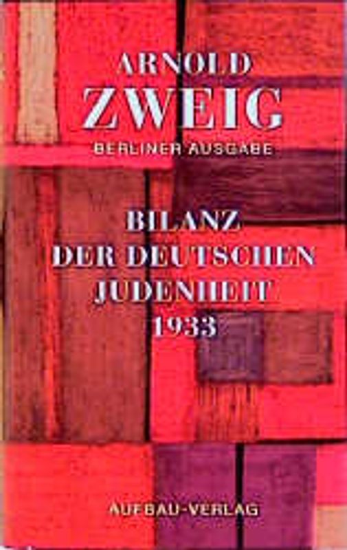 Bilanz der deutschen Judenheit 1933