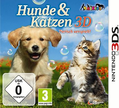Hunde & Katzen 3D - Tierisch verspielt! Nintendo 3DS
