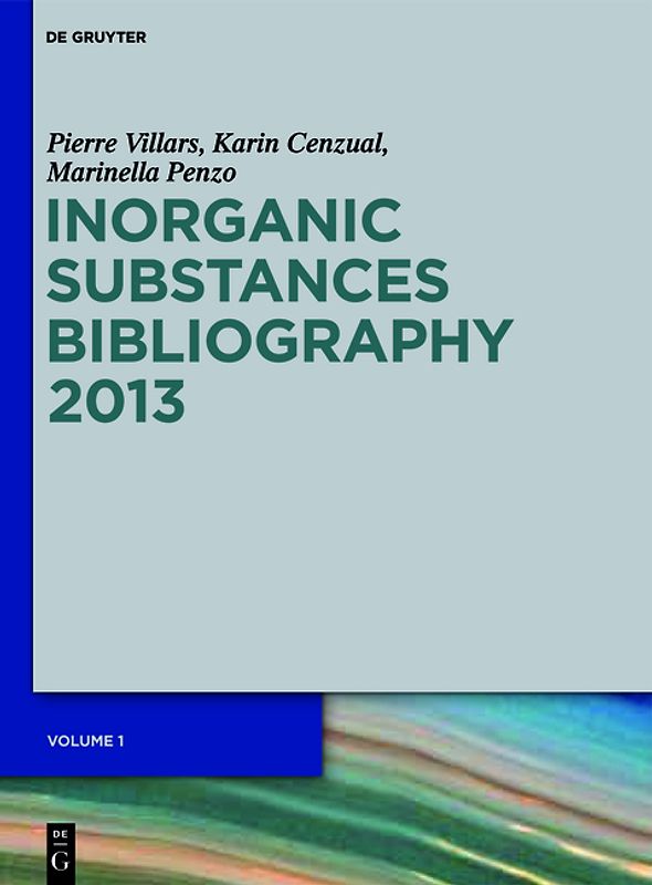 Inorganic Substances. 2013 / Bibliography