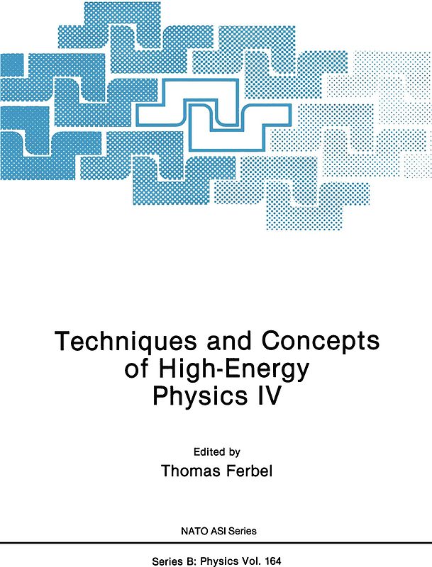 Techniques and Concepts of High-Energy Physics IV