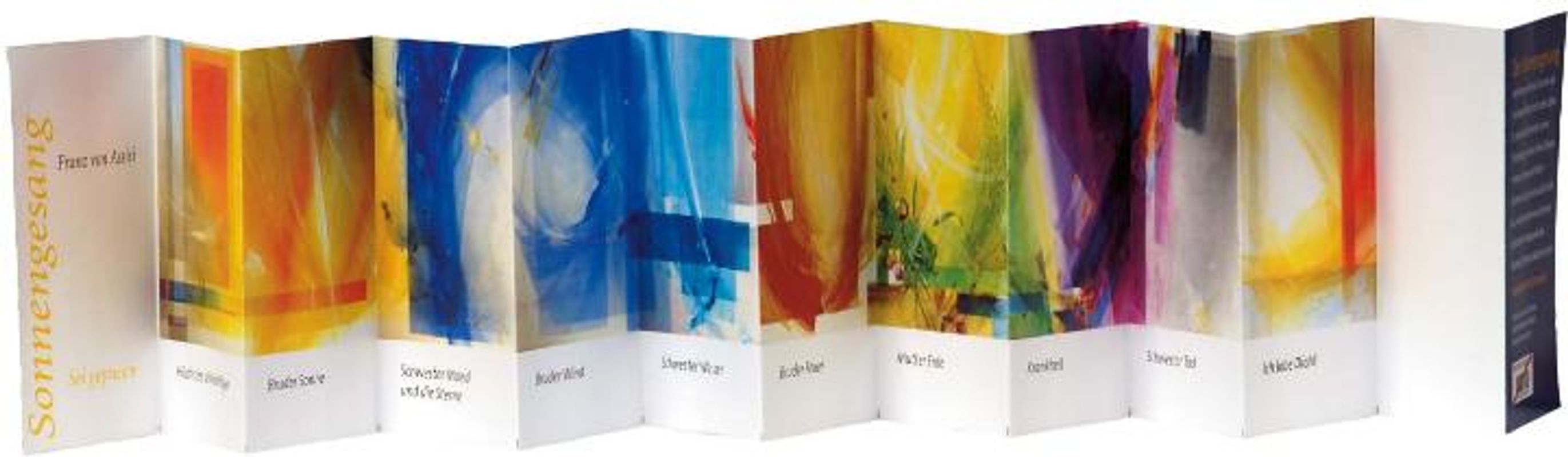 Sonnengesang-Leporello