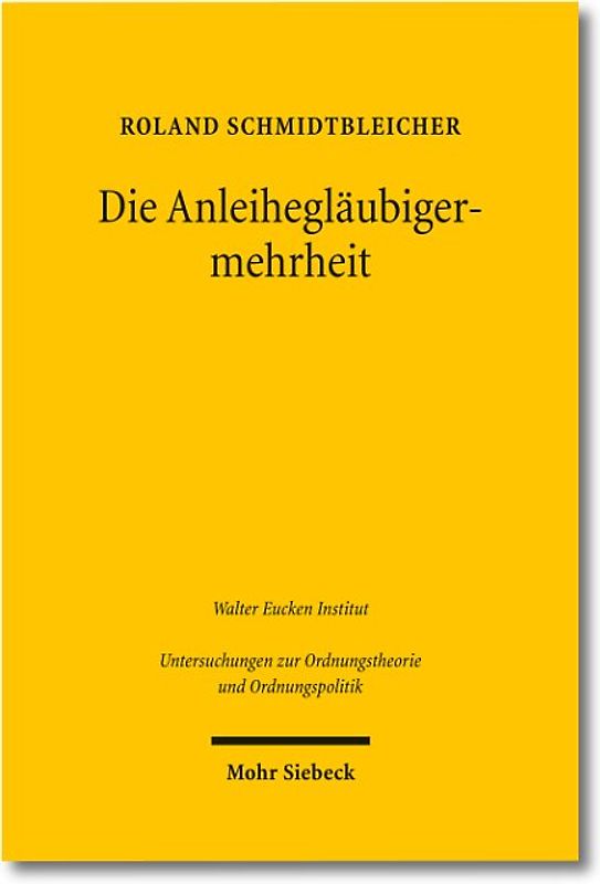 Die Anleihegläubigermehrheit