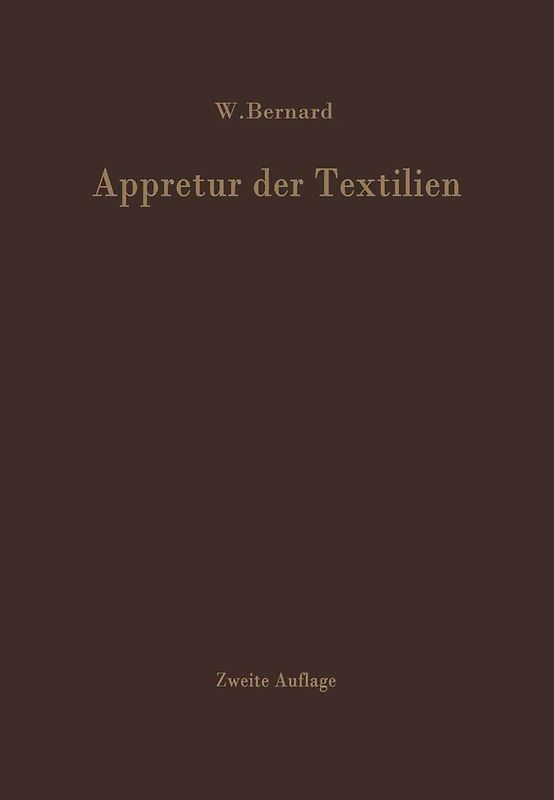 Appretur der Textilien