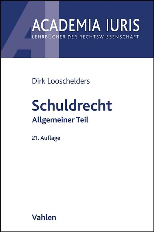Schuldrecht Allgemeiner Teil