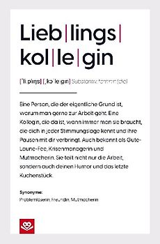 Lieblingskollegin Notizbuch Geschenkbuch: Die Definition einer besonderen Verbundenheit