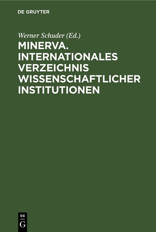 Internationales Verzeichnis Wissenschaftlicher Institutionen