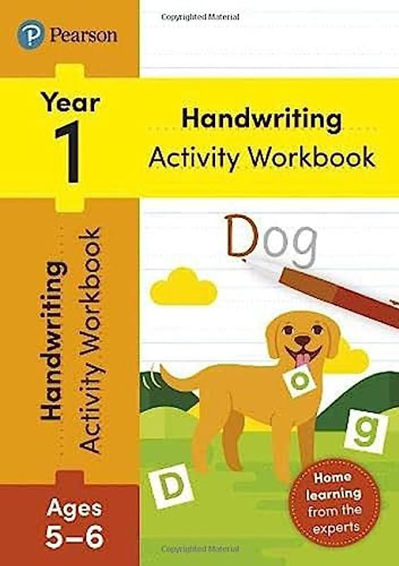 Pearson Learn at Home Handwriting Activity Workbook Year 1