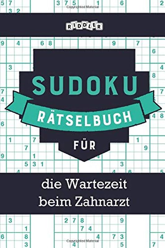 Sudoku Rätselbuch für die Wartezeit beim Zahnarzt