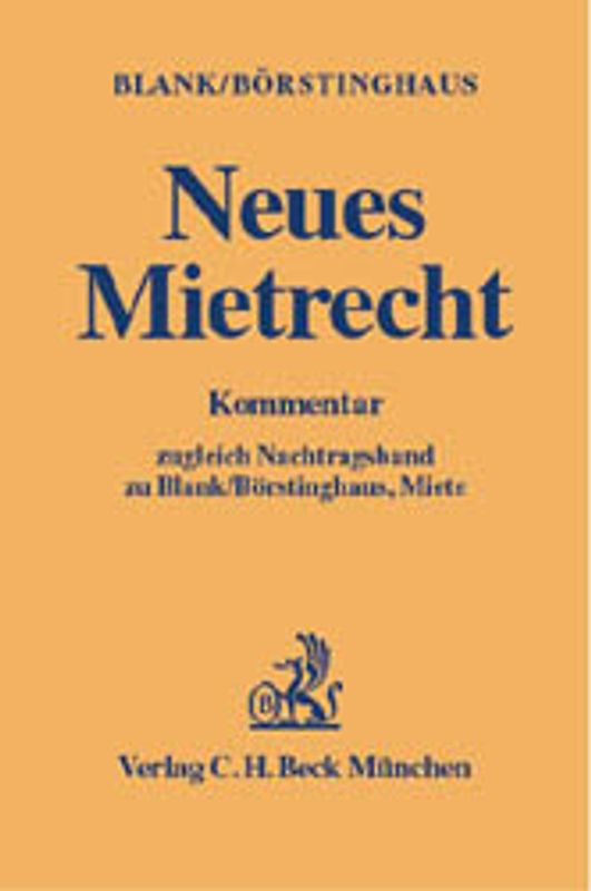Kombipack Mietrecht und Nachtragsband "Neues Mietrecht" / Neues Mietrecht