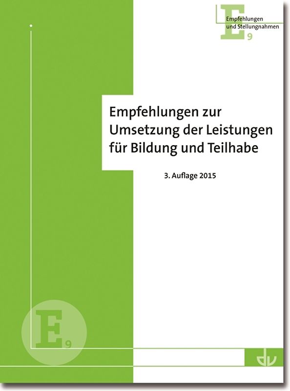 Empfehlungen zur Umsetzung der Leistungen für Bildung und Teilhabe
