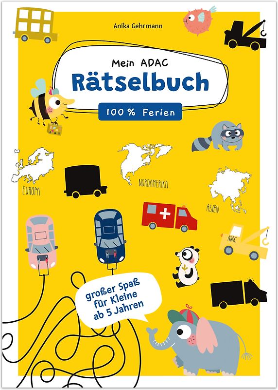 Mein ADAC Rätselbuch - 100% Ferien