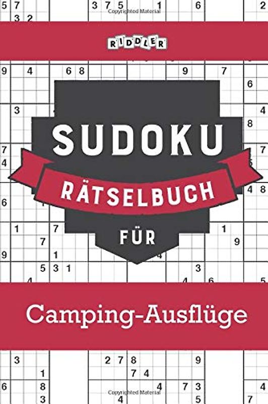 Sudoku Rätselbuch für Camping-Ausflüge