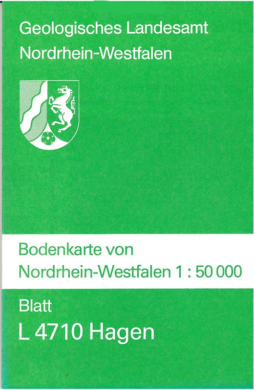 Bodenkarten von Nordrhein-Westfalen 1:50000 / Hagen