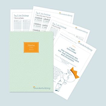 7-Tage-Challenge zum schriftlichen Verfahren der Multiplikation, 4. Klasse