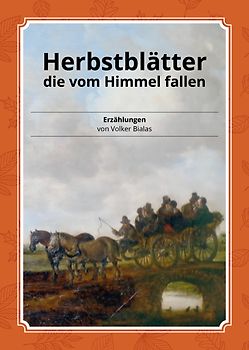 Herbstblätter die vom Himmel fallen
