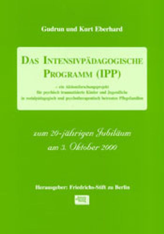 Das Intensivpädagogische Programm (IPP)