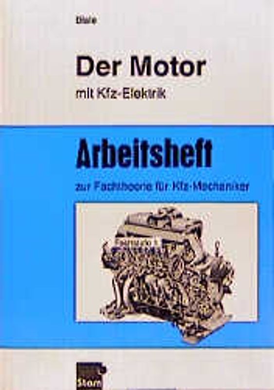 Der Motor mit Kfz-Elektrik