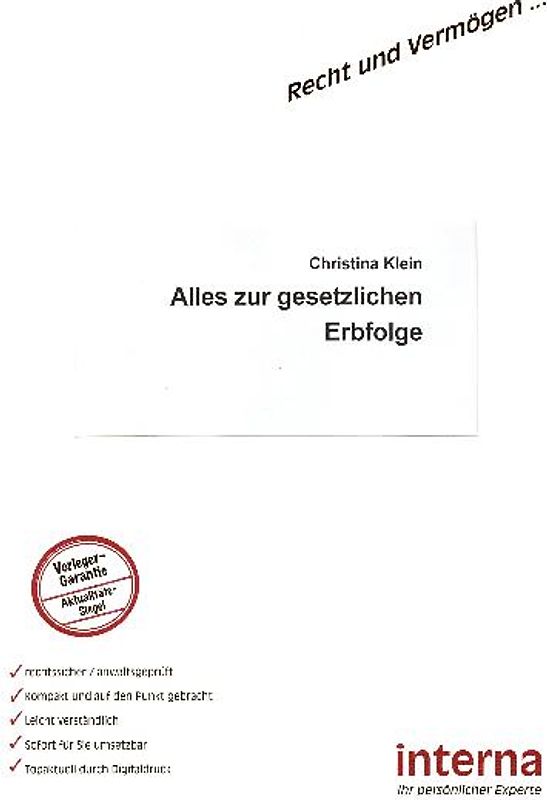 Alles zur gesetzlichen Erbfolge