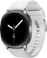 Samsung Galaxy Watch8 44 mm aluminium kast graphite op Hybrid Band white [Wi-Fi]