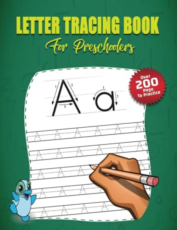 Letter Tracing Workbook for Preschooles: Alphabet Handwriting Practice workbook for kids: Preschool writing Workbook with Sight words for Pre K, ... Preschool & Kindergarten). 8.5 x 11 inches