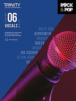 Trinity College London Rock & Pop 2018 Vocals Grade 6 CD Only: Male Voice - Grade 6