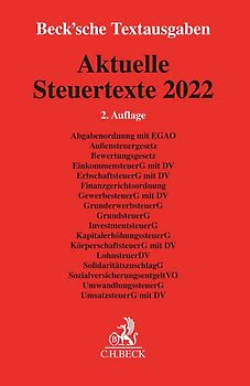 Aktuelle Steuertexte 2022