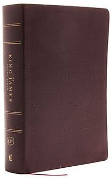 The King James Study Bible, Bonded Leather, Burgundy, Full-Color Edition