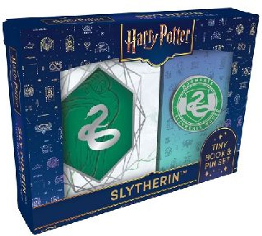 Harry Potter: Slytherin Tiny Book and Pin Set