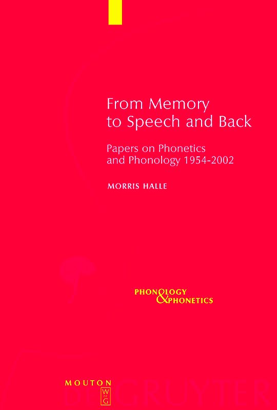From Memory to Speech and Back