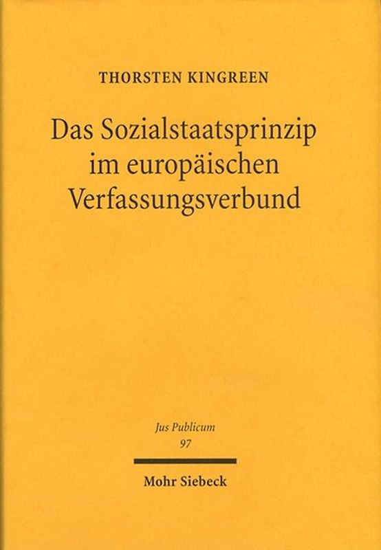 Das Sozialstaatsprinzip im Europäischen Verfassungsverbund