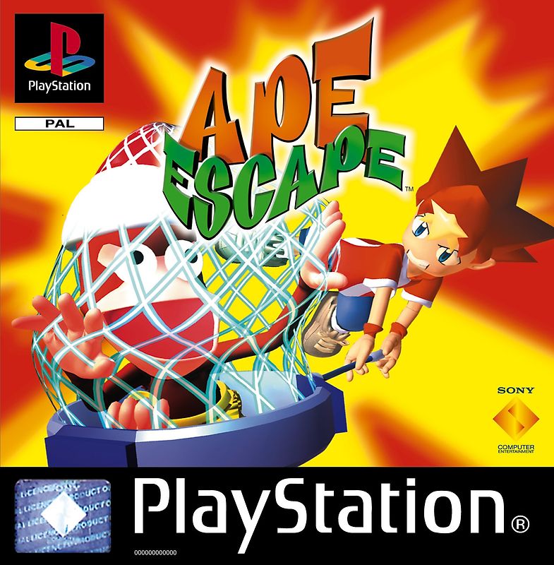 Ape Escape + Emerald Green Dual Shock Controller PlayStation 1