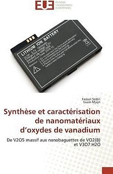 Synthèse et caractérisation de nanomatériaux d'oxydes de vanadium