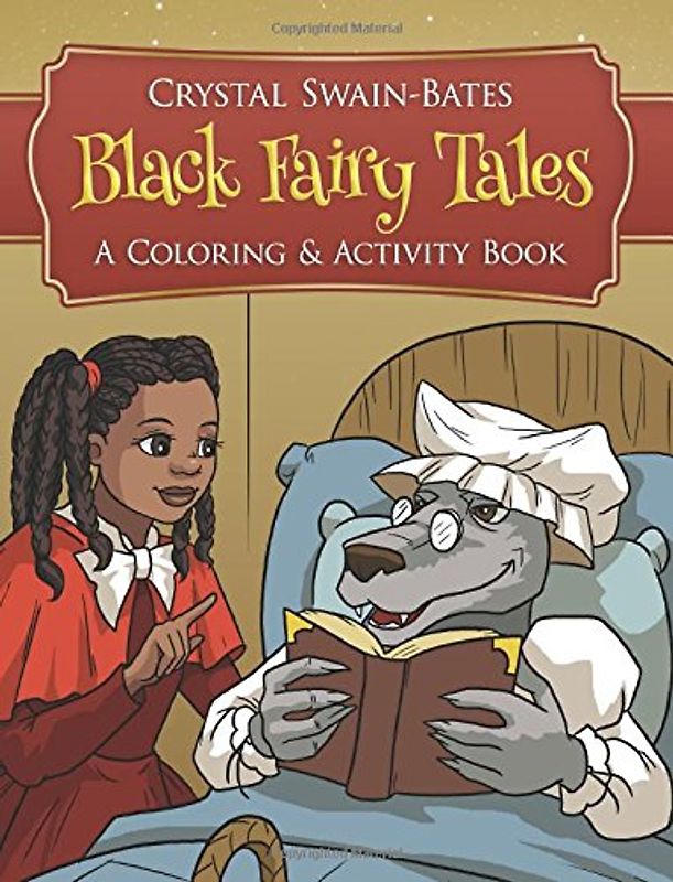 Black Fairy Tales: A Coloring and Activity Book - Swain-Bates, Crystal